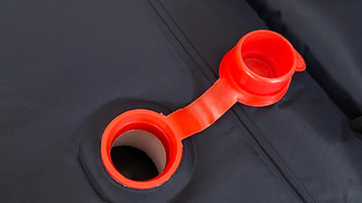 Valve de gonflage rouge du matelas gonflable (Couleur : Noir)