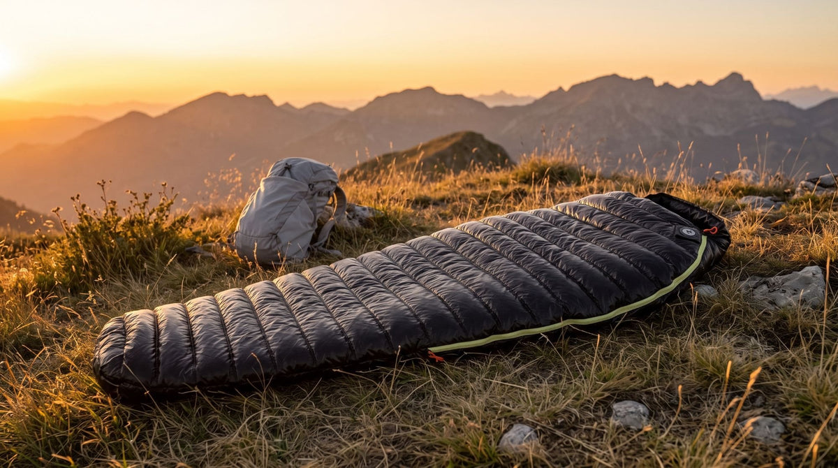 Sac de couchage ultra léger en duvet d'oie · Rando légère