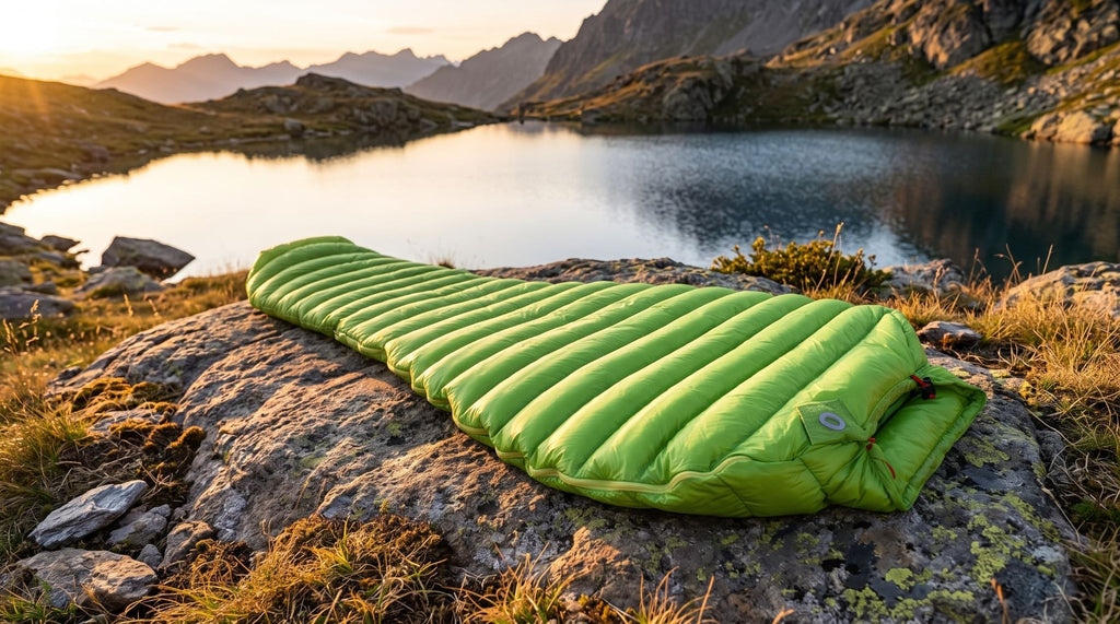 Sac de couchage ultra léger en duvet d'oie · Rando légère
